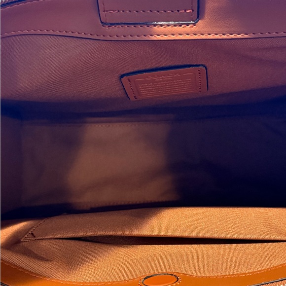 Coach Tan Signature Tote Bag - Picture 4 of 7
